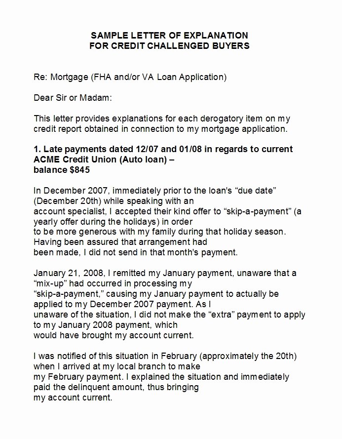 Explanation Letter Sample Lovely 48 Letters Explanation Templates Mortgage Derogatory