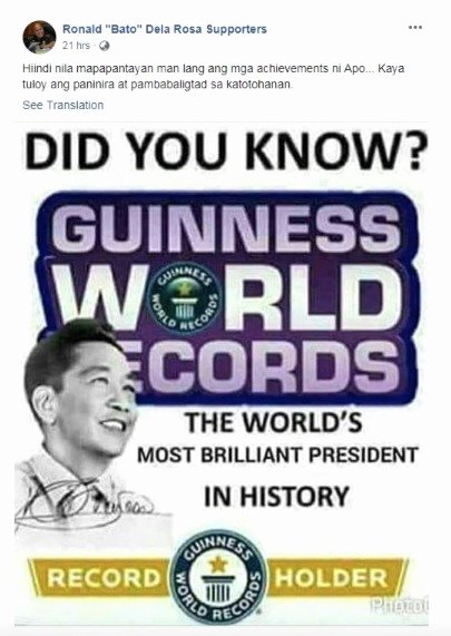 Fake Guinness World Record Certificate Beautiful Look Fake News On Marcos Guinness Record as Most