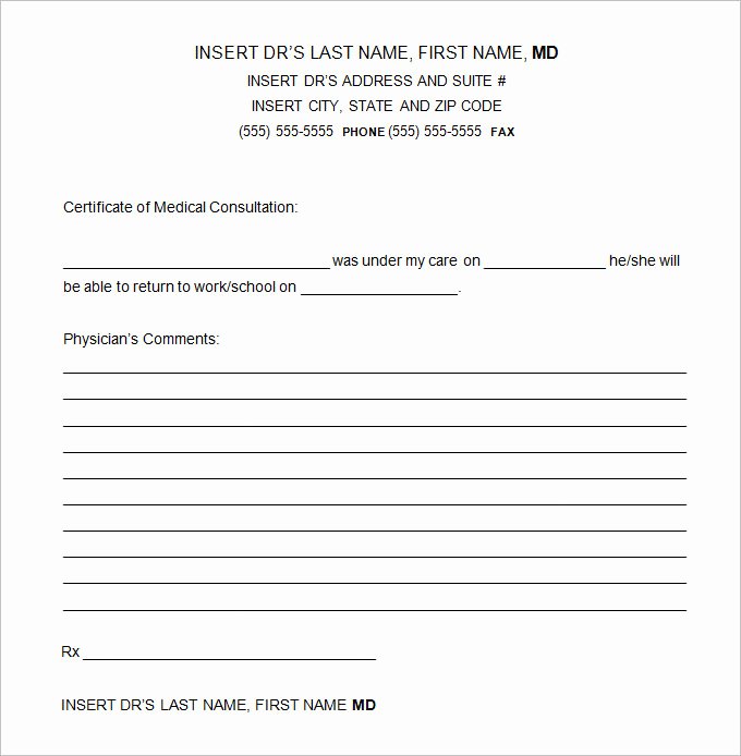 Fake Medical Report Generator Awesome 5 Doctor Excuse Templates Free Word Documents Download