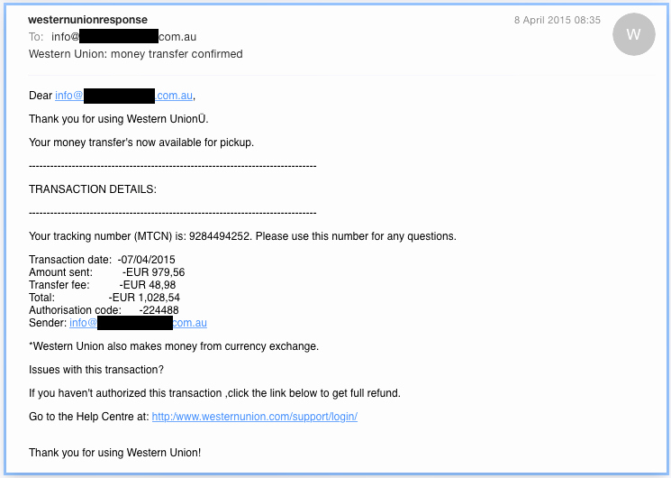 Fake Moneygram Confirmation Number Awesome Warning Fastbreak Email Scam Purporting to Be From