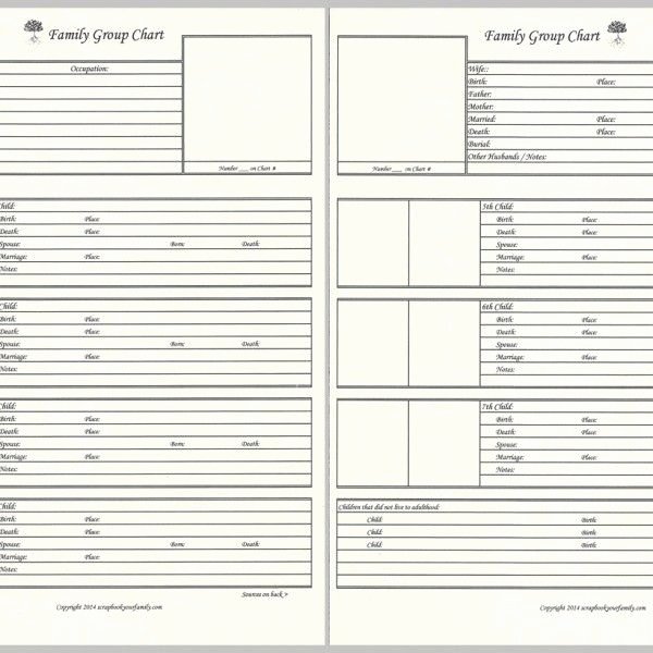 Family Group Sheet Template Lovely 234 Best Images About Genealogy forms Templates and