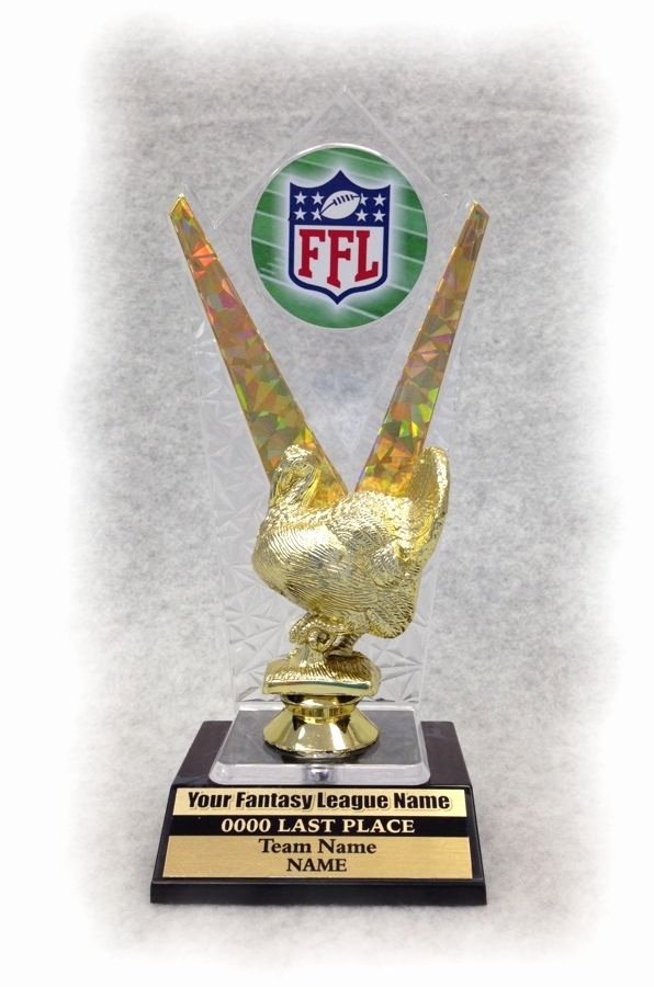 Fantasy Football Winner Certificate Fresh Fantasy Football Last Place Turkey Trophy Award Loser