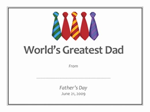 Father&amp;#039;s Day Gift Certificate Template Best Of Father S Day Gift Ideas Free Printable Gift Certificates