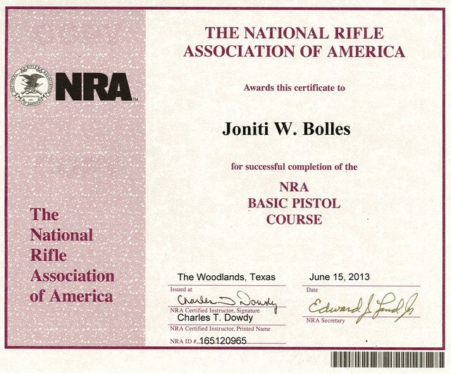 Firearms Training Certificate Template Elegant Nra Pistol Course Cert Jonti