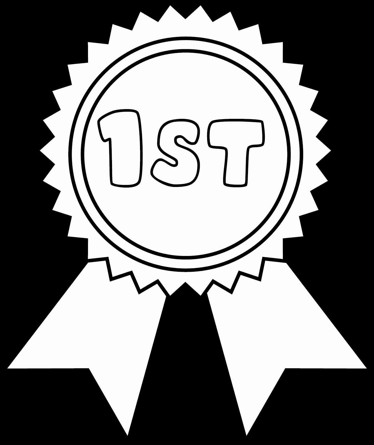 First Place Ribbon Png Best Of Blue Ribbon Clipart Black and White 20 Free Cliparts