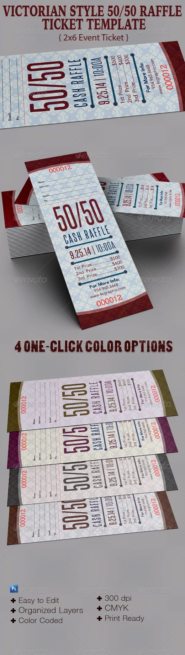 Fish Fry Flyer Microsoft Word Awesome Victorian Style Fifty Fifty Ticket Template events