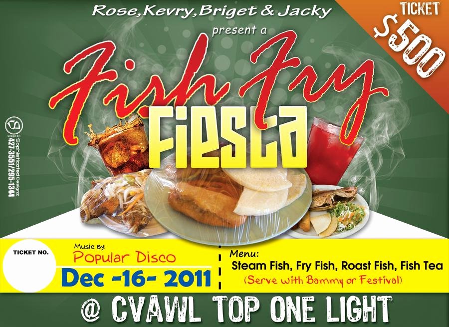 Fish Fry Ticket Template Free Inspirational Fish Fry Fiesta by Vaughn23 On Deviantart
