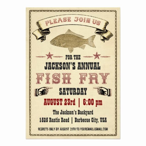 Fish Fry Ticket Template Free Lovely Personalized Family Reunion Invitations