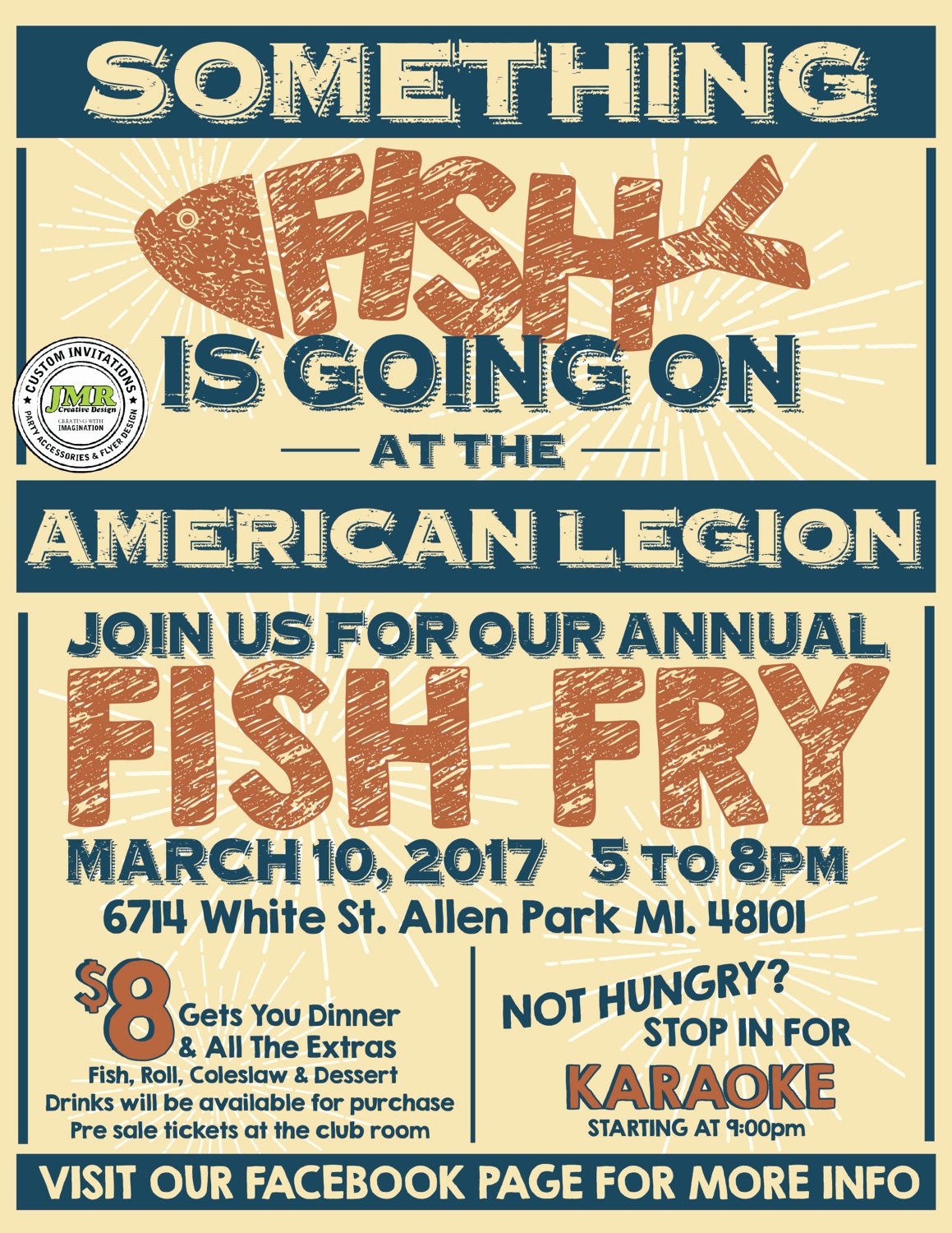 Fish Fry Ticket Template Free Luxury Fish Fry Flyer Fish Fry Fundraiser Flyer Benefit Flyer