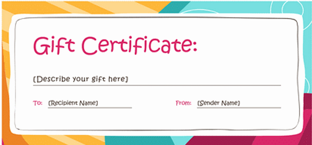 Fitness Gift Certificate Template Elegant A T Certificate I Had to Make for A Donation Evies