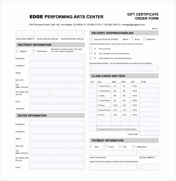 Fitness Gift Certificate Template Unique 15 Fitness Certificate formats