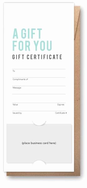 Flipside Products Certificate Template Lovely Salon Gift Certificates Slim Design soft Blue – the