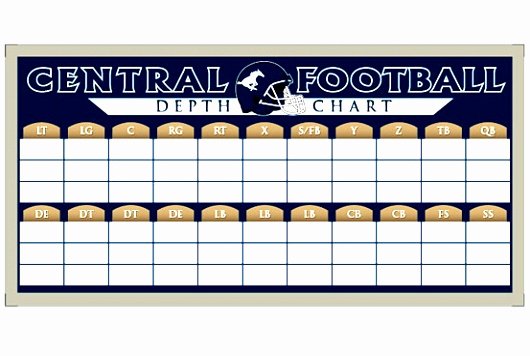 Football Depth Chart Templates New 5 Printable Football Depth Chart Template Yaouu