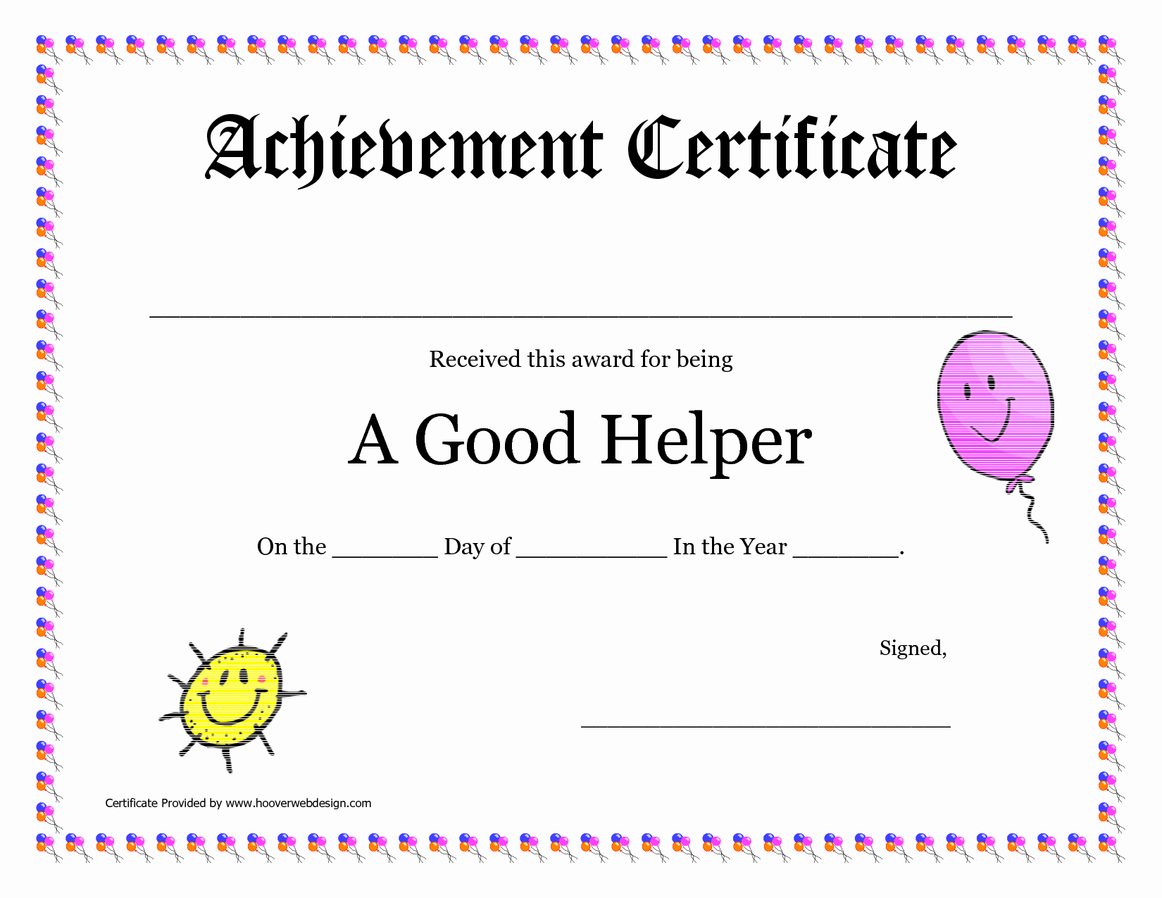  20 Free Award Templates For Teachers Dannybarrantes Template