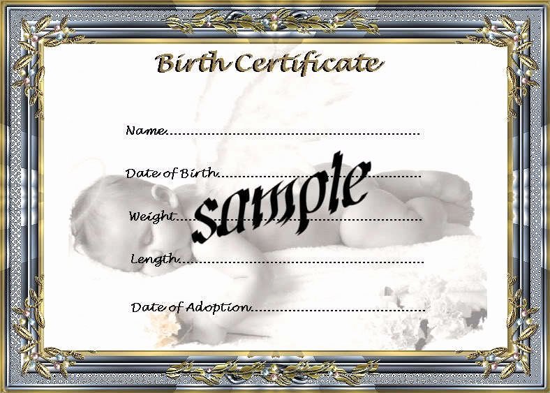 Free Fake Birth Certificate Best Of Blue &amp; White Birth Certificate Certificates 4 Reborn Fake