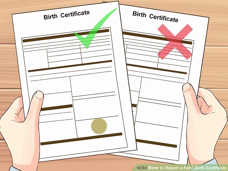 Free Fake Birth Certificate Fresh How to Report A Fake Birth Certificate 10 Steps with