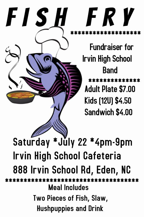 fish fry flyer template