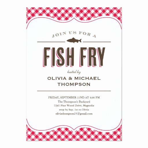 Free Fish Fry Flyer Template Unique Fish Fry Party Invitations