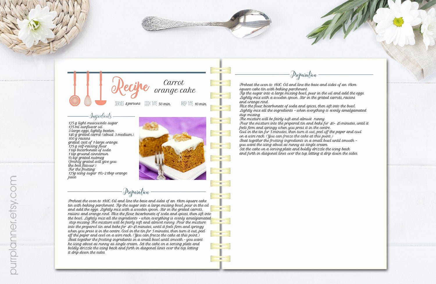 Free Full Page Recipe Templates for Word Awesome Editable Cook Book Recipe Template Recipe Pages Pattern