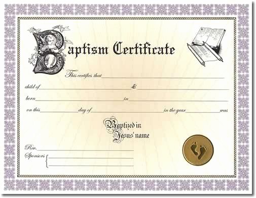 Free Printable Baptism Certificate Awesome Church Of Scotland Says Online Baptism Will Not Happen