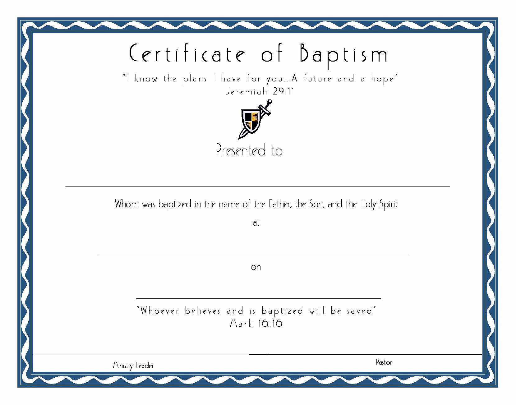 Free Printable Baptism Certificate Lovely 27 Of Baptism Certificate Template Free Printable