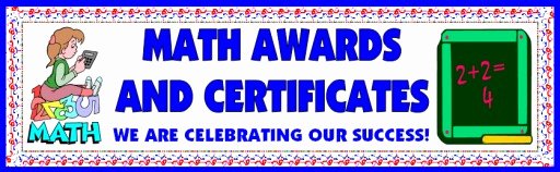 Free Printable Math Certificates Awesome Math Awards Certificates