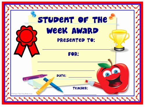 Free Printable Student Of the Month Certificate Templates Best Of Achievement Award Certificates