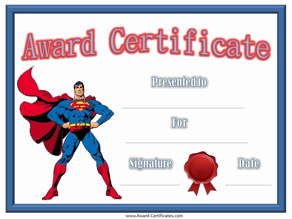 Free Printable Superhero Certificates Beautiful Free Printable Superhero Templates