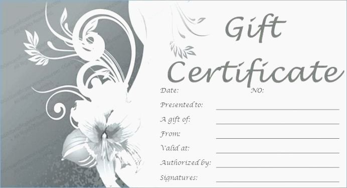 Free Salon Gift Certificate Template Beautiful Modest Free Printable Gift Certificates for Hair Salon