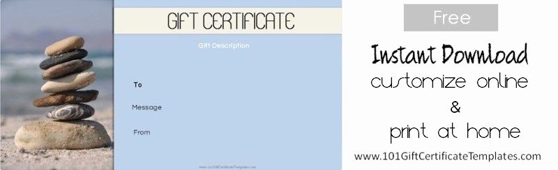 Free Salon Gift Certificate Template Beautiful Spa Gift Certificates 101 Gift Certificate Templates