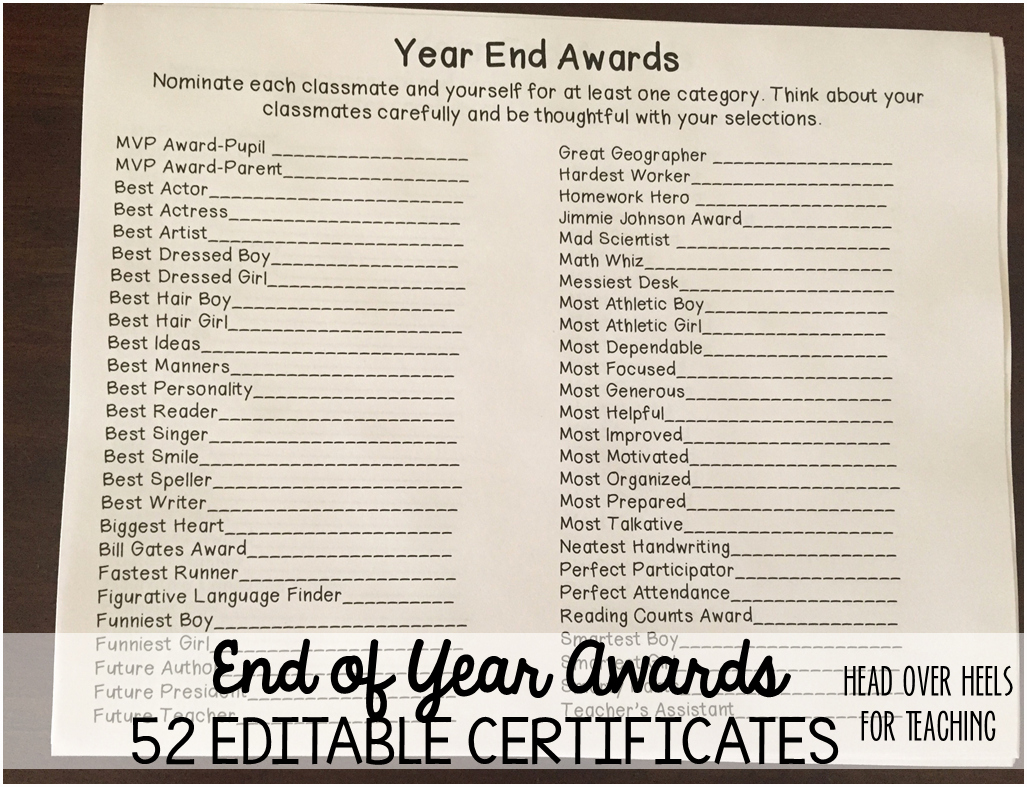 Fun Award Ideas for Students Elegant Head Over Heels for Teaching Spark Student Motivation