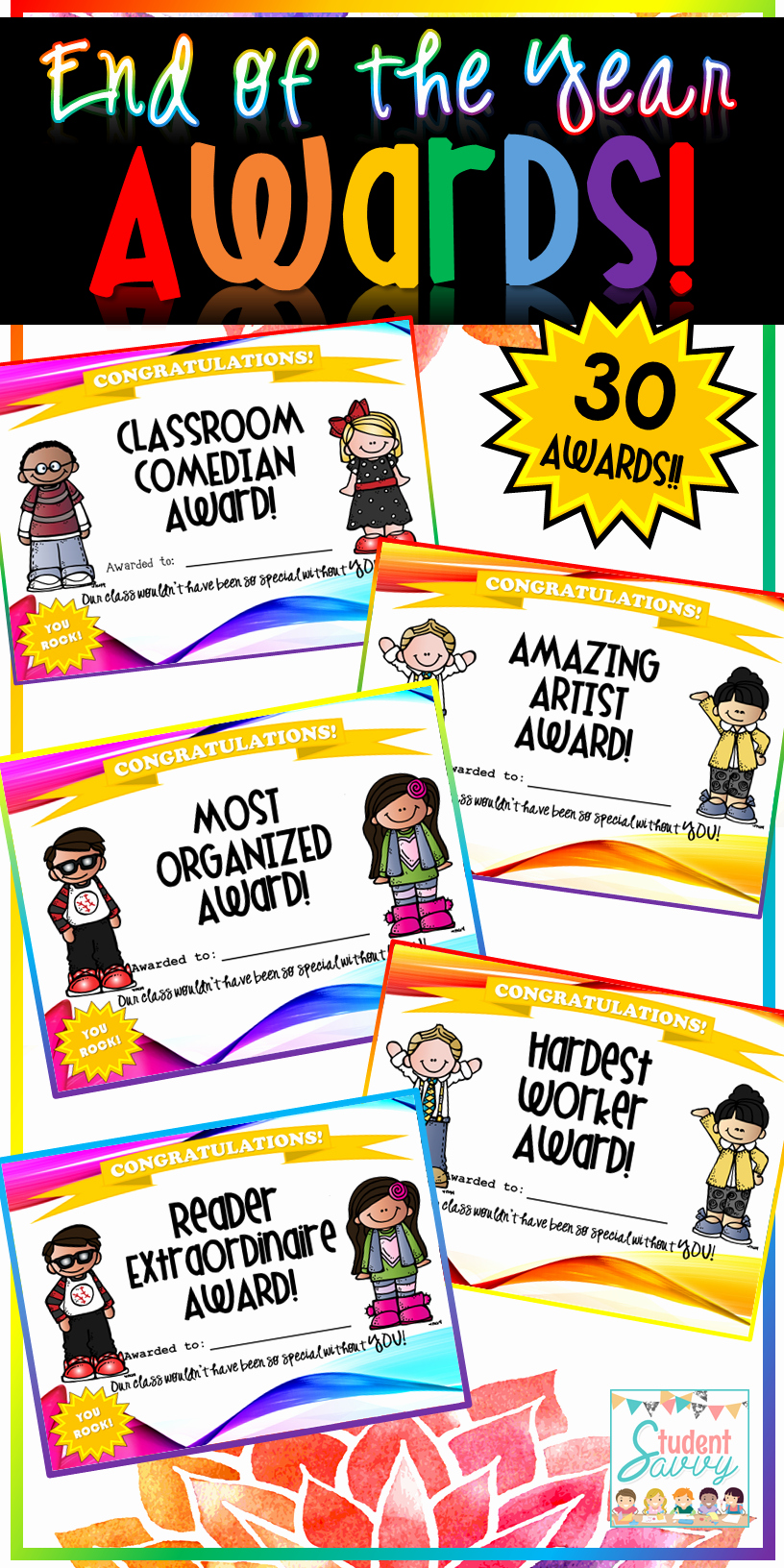  20 Funny Awards For Students Dannybarrantes Template