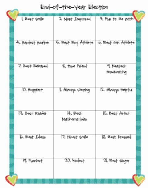 Funny Class Awards Ideas Fresh 26 Fun and Memorable End Of the School Year Celebration
