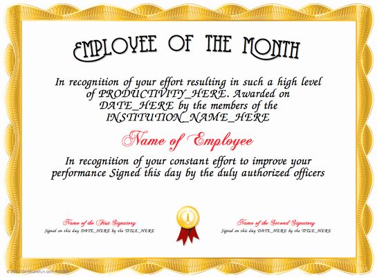 Funny Employee Of the Month Certificate Elegant Funny Employee the Month Quotes Quotesgram