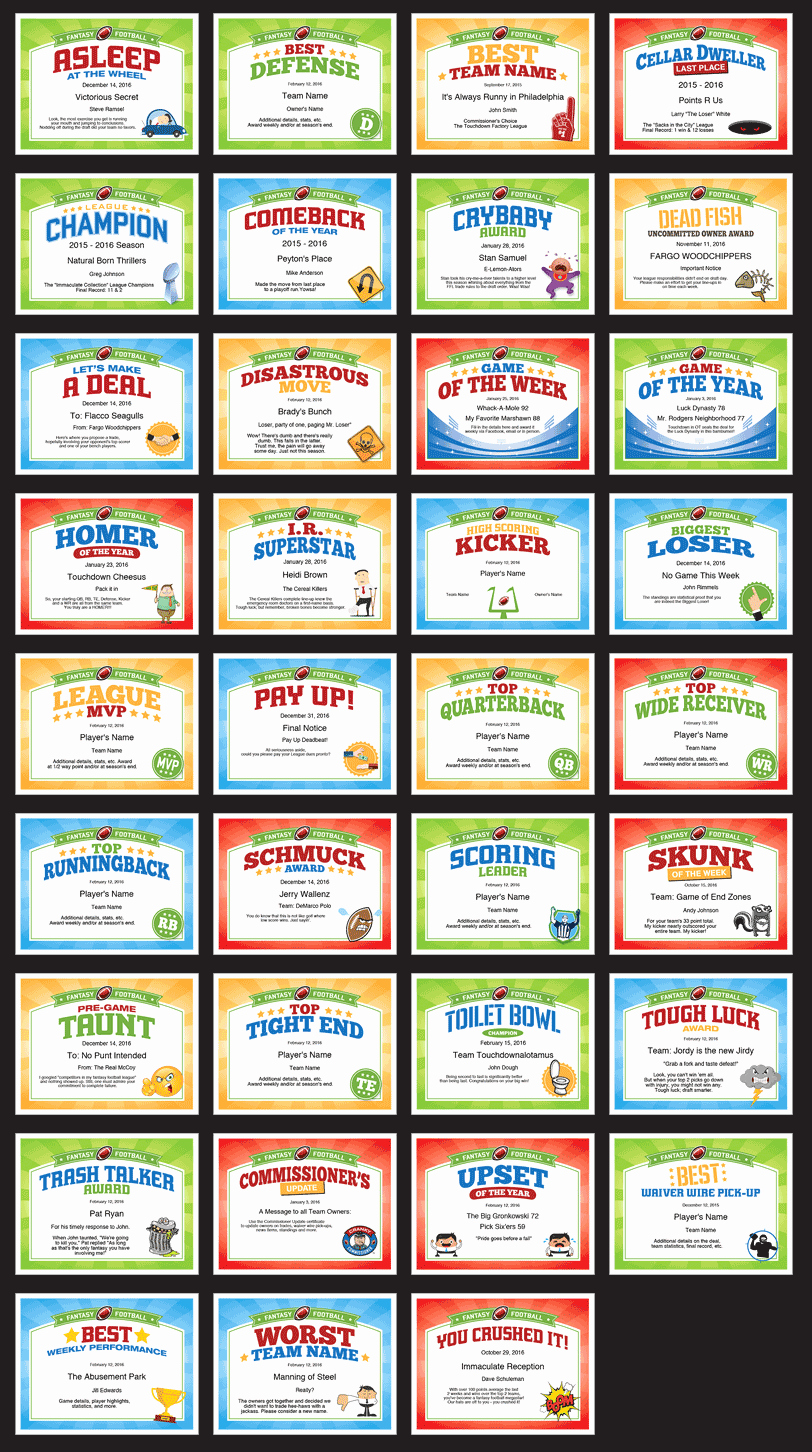  20 Funny Soccer Award Certificates Dannybarrantes Template