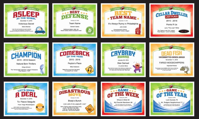  20 Funny Softball Awards Certificates Dannybarrantes Template