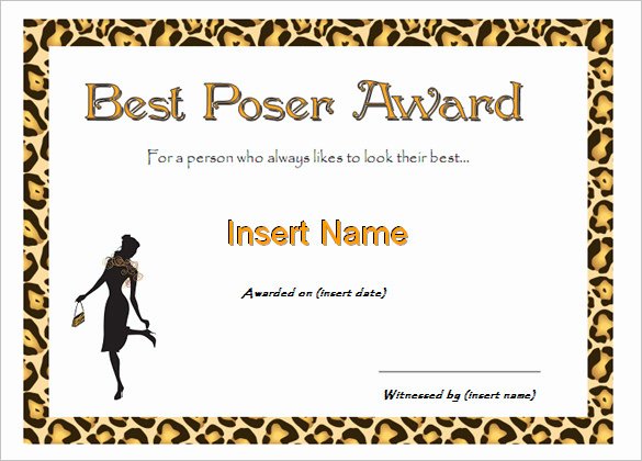 Funny softball Awards Certificates Fresh 11 Funny Certificate Templates