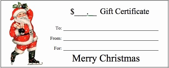 Gift Certificate Template Christmas Best Of Download Christmas Gift Certificate Templates Wikidownload