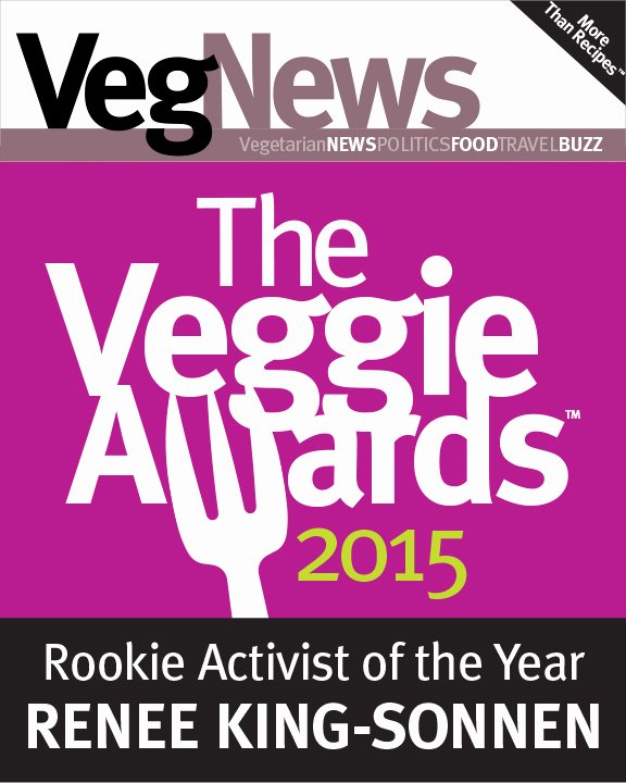 Girlfriend Of the Year Trophy Unique Vegnews Rookie Activist Of the Year Award Rowdy Girl