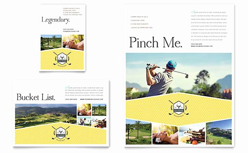 Golf Certificate Templates for Word Luxury Golf Resort Gift Certificate Template Design