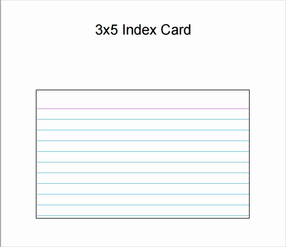 Google Docs Notecard Template Best Of Index Card Template 8 Download Free Documents In Pdf