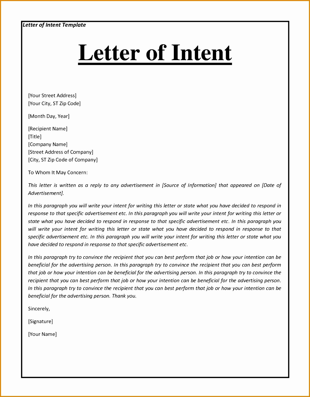 Graduate Letter Of Intent Example Lovely 10 Letter Intent Grad School Sample