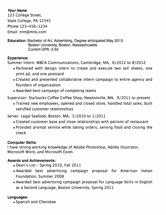 Graduated with Honors Resume Sample Elegant Business Writing Resumes &amp; Cover Letters