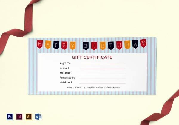 Happy Birthday Certificate Template Unique Free 17 Birth Certificate Templates In Illustrator