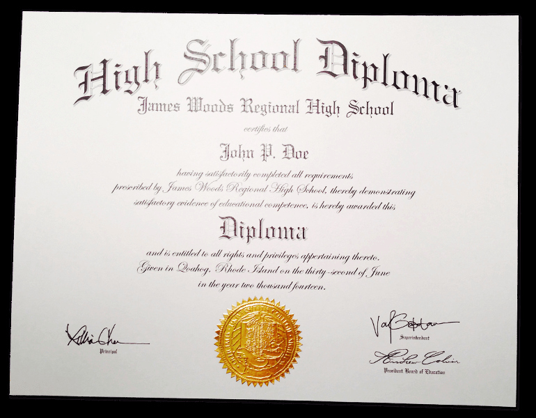 High School Certificate Template Fresh Fake High School Diplomas and Certificates