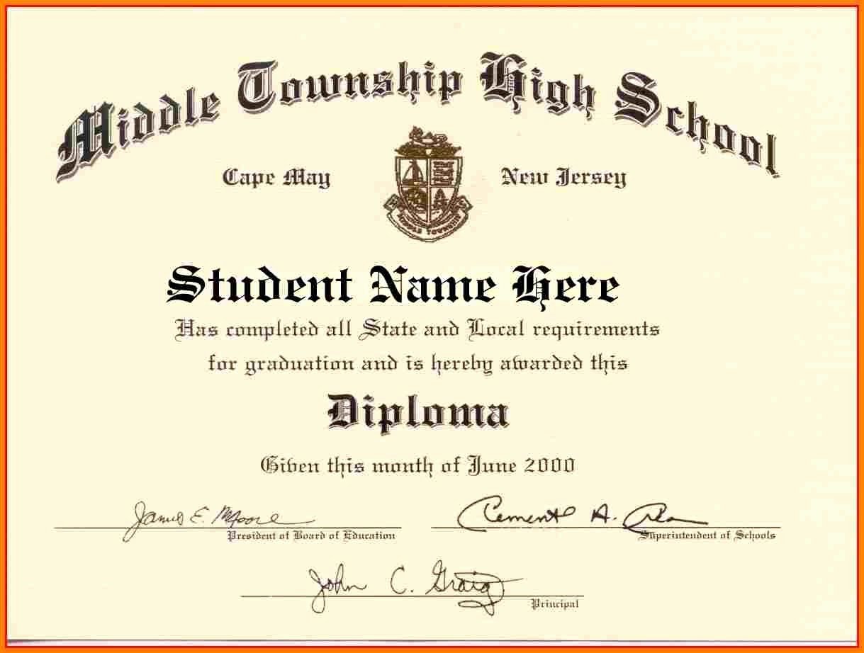 High School Diploma Certificate Template Best Of Looking for High School Diploma Template Word for Free