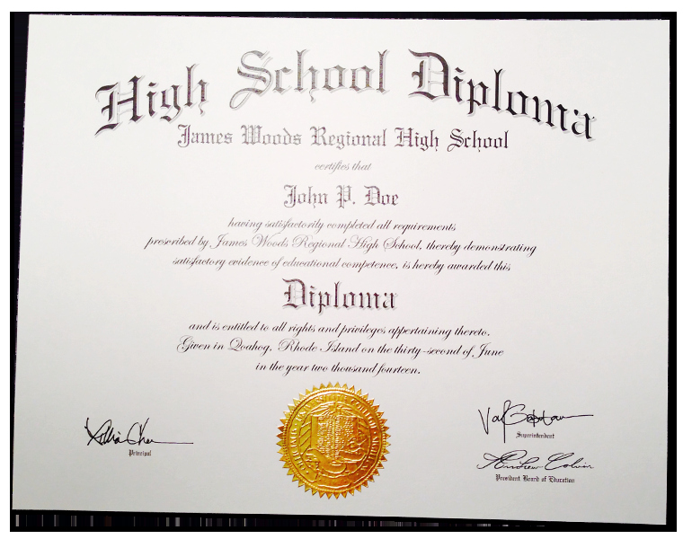 High School Diploma Certificate Template New Buy A Fake High School Diploma &amp; Transcripts Line