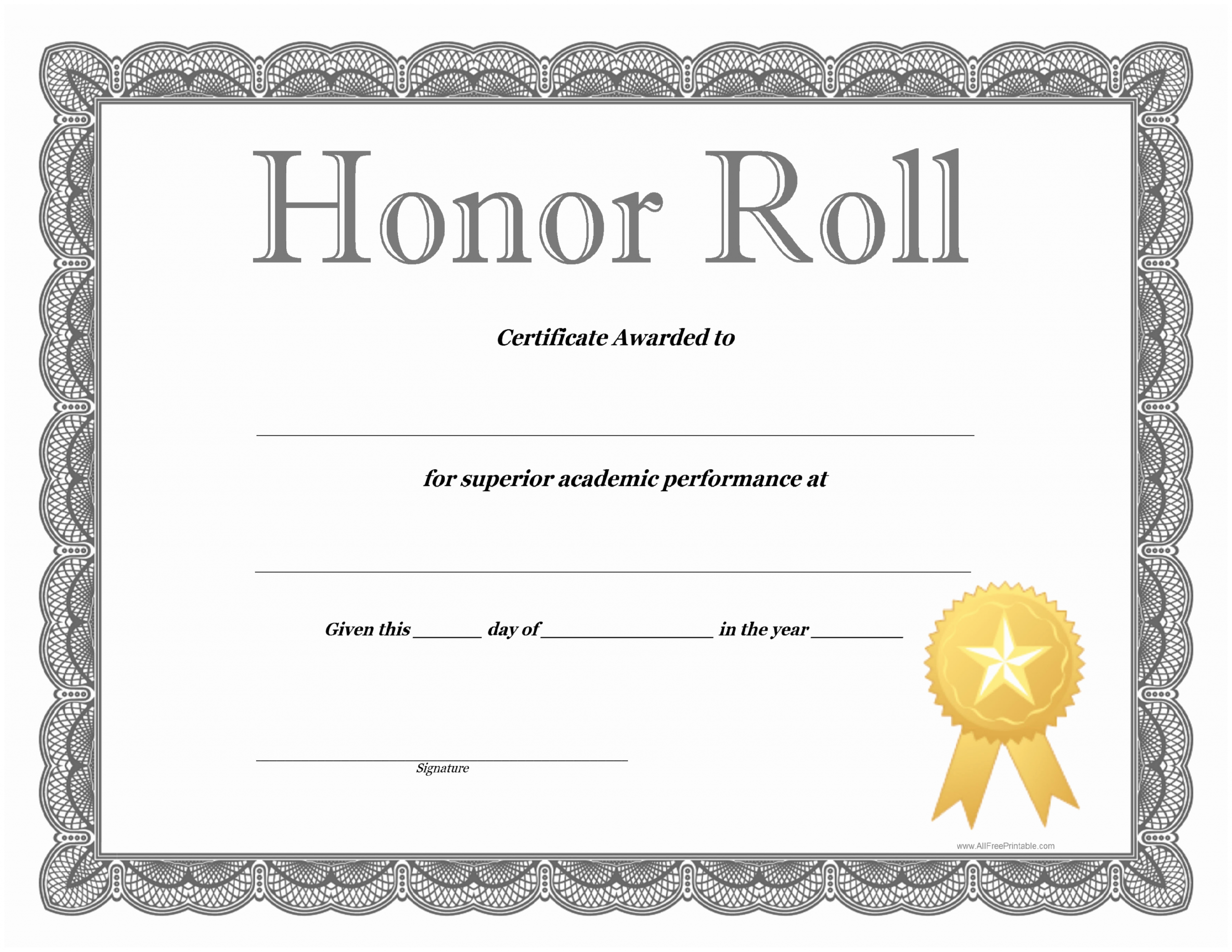 Honor Roll Certificate Template Beautiful Honor Roll Certificate Template How to Craft A