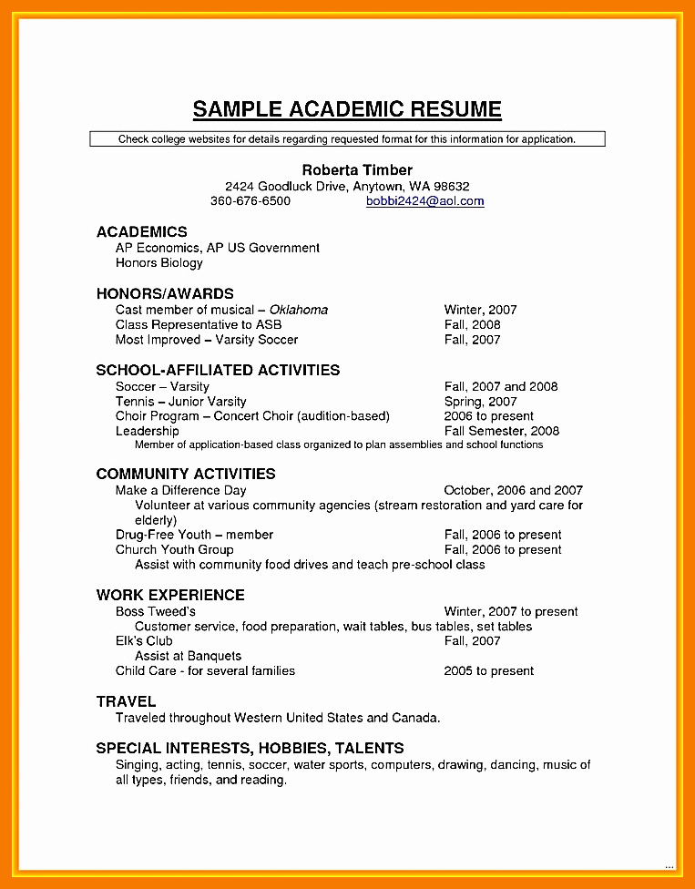 Honors In Resume New 9 10 How to Write Honors On Resume