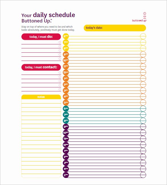 Hourly Weekly Planner Elegant Hourly Schedule Template 34 Free Word Excel Pdf